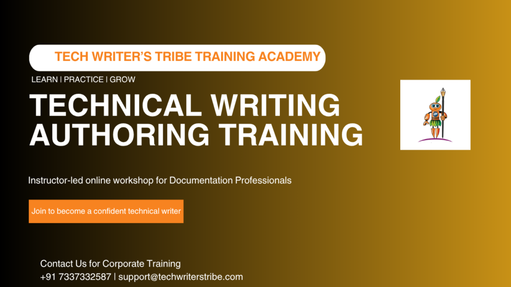 Tech Writer's Tribe | Technical Writing Authoring: Processes, Rules ...
